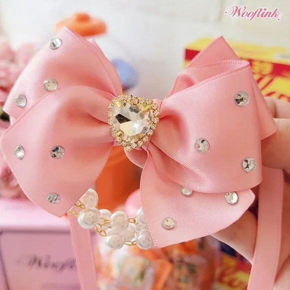 Shine Like A Diamond Necklace by Wooflink - PINK NWT - Picture 2 of 4